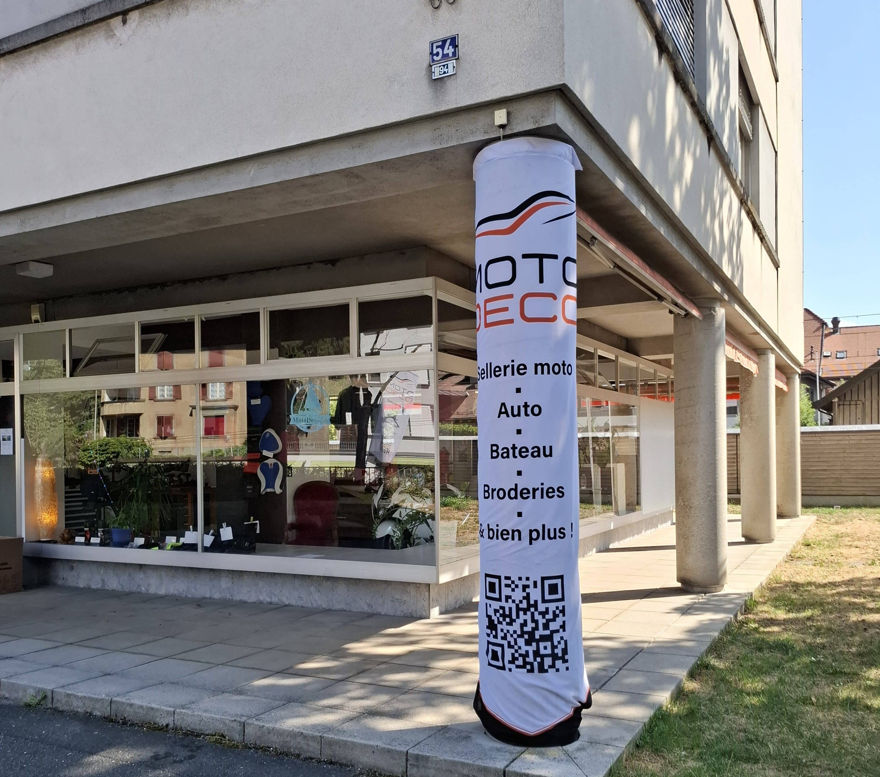 MotoDeco - vitrine extérieure