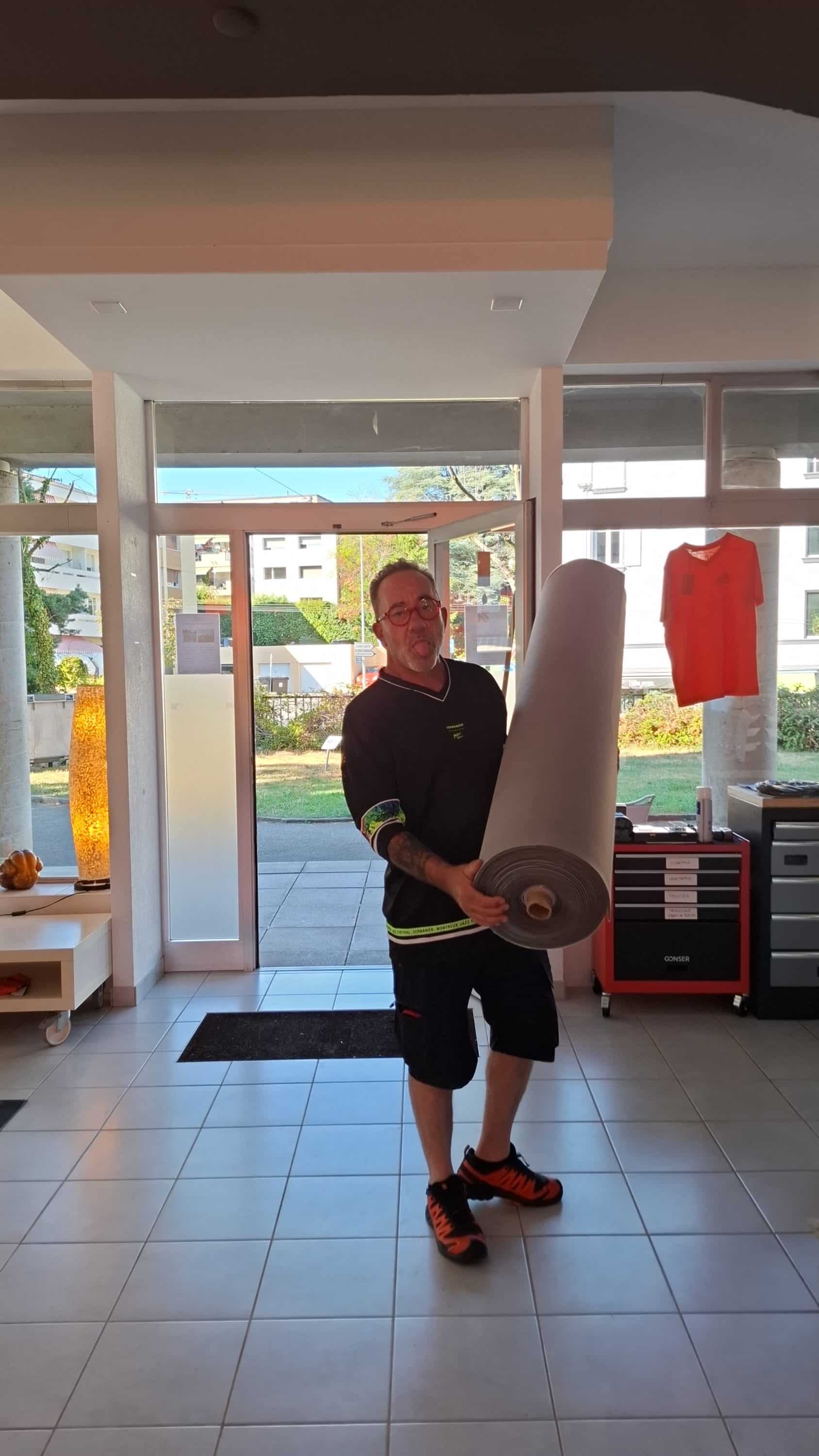 La joie de travailler dans mon atelier !